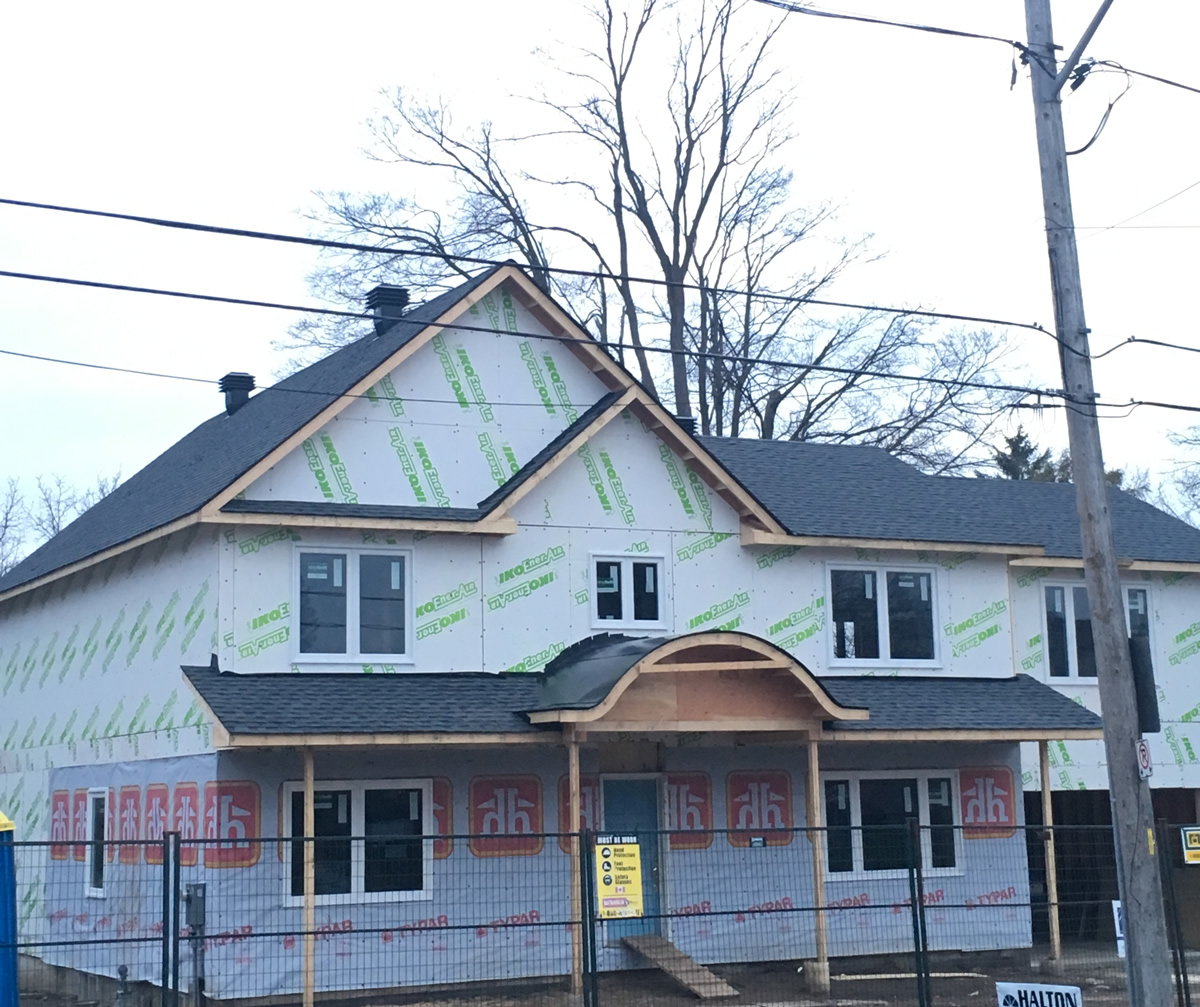 Findlay Roofing completed the roof on this custom home.