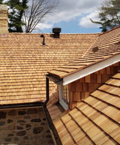 Findlay installed cedar roof